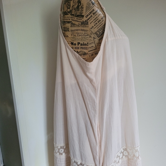 Soft Surroundings Elegant Cream Lace Maxi Dress - Picture 8 of 16